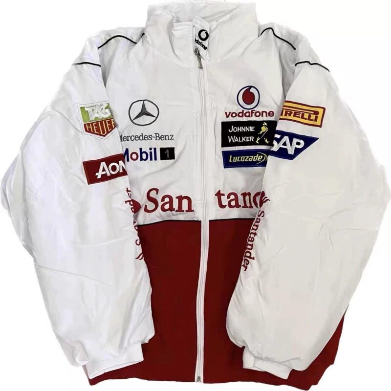 McLaren Mercedes Vodafone F1 Jacket &ndash; Arctic White Edition