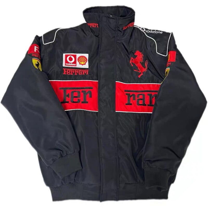 Ferrari F1 Racing Jacket &ndash; Nero Rosso Scuderia Edition