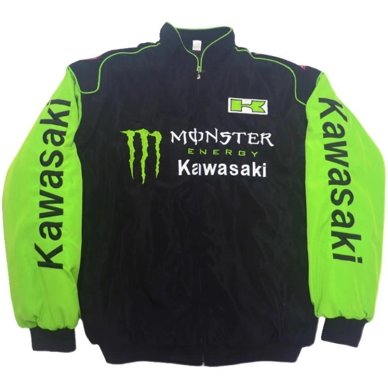 Kawasaki Monster Energy Racing Jacket &ndash; Lime Punch Edition
